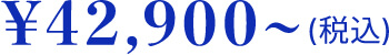 ¥42,900~(税込)